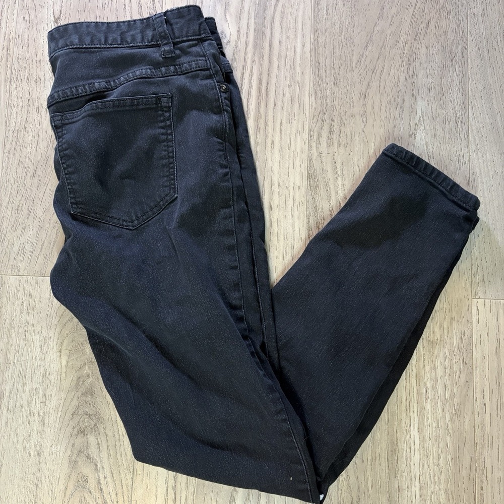 Free People Jeans Women 28 Skinny Black Denim 61855-16515125 Distressed